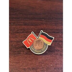 McDonald’s German Flag Las‎ Vegas 2002 Convention Employee Lapel Hat Pin